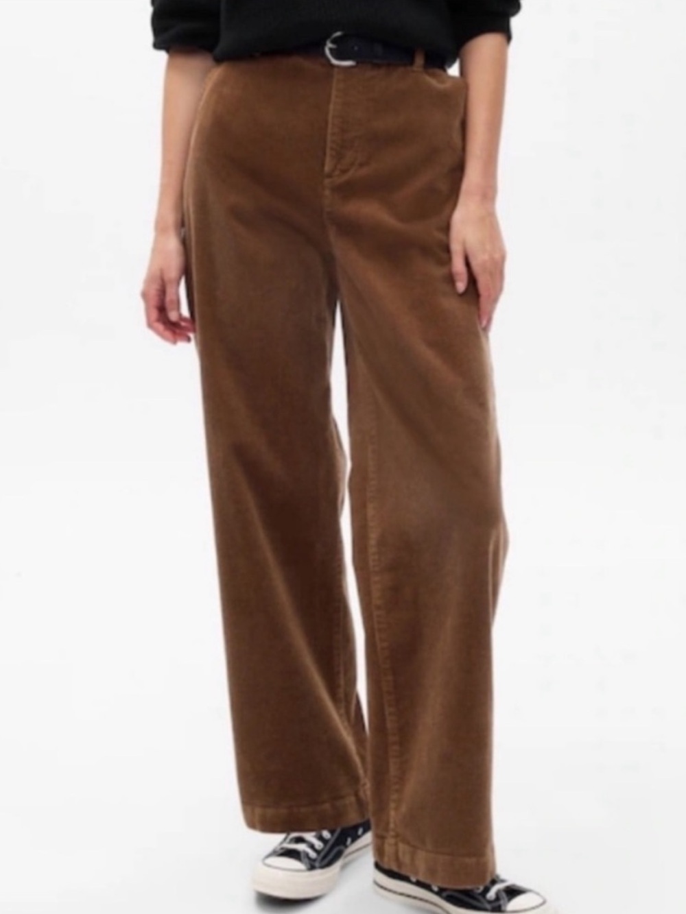 Gap Women’s Brown Corduroy Pants Loose Cord Sz 14
